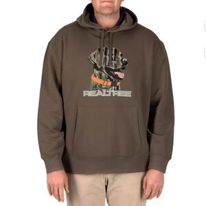 NWT Realtree Brown Hoodie with Dog Design